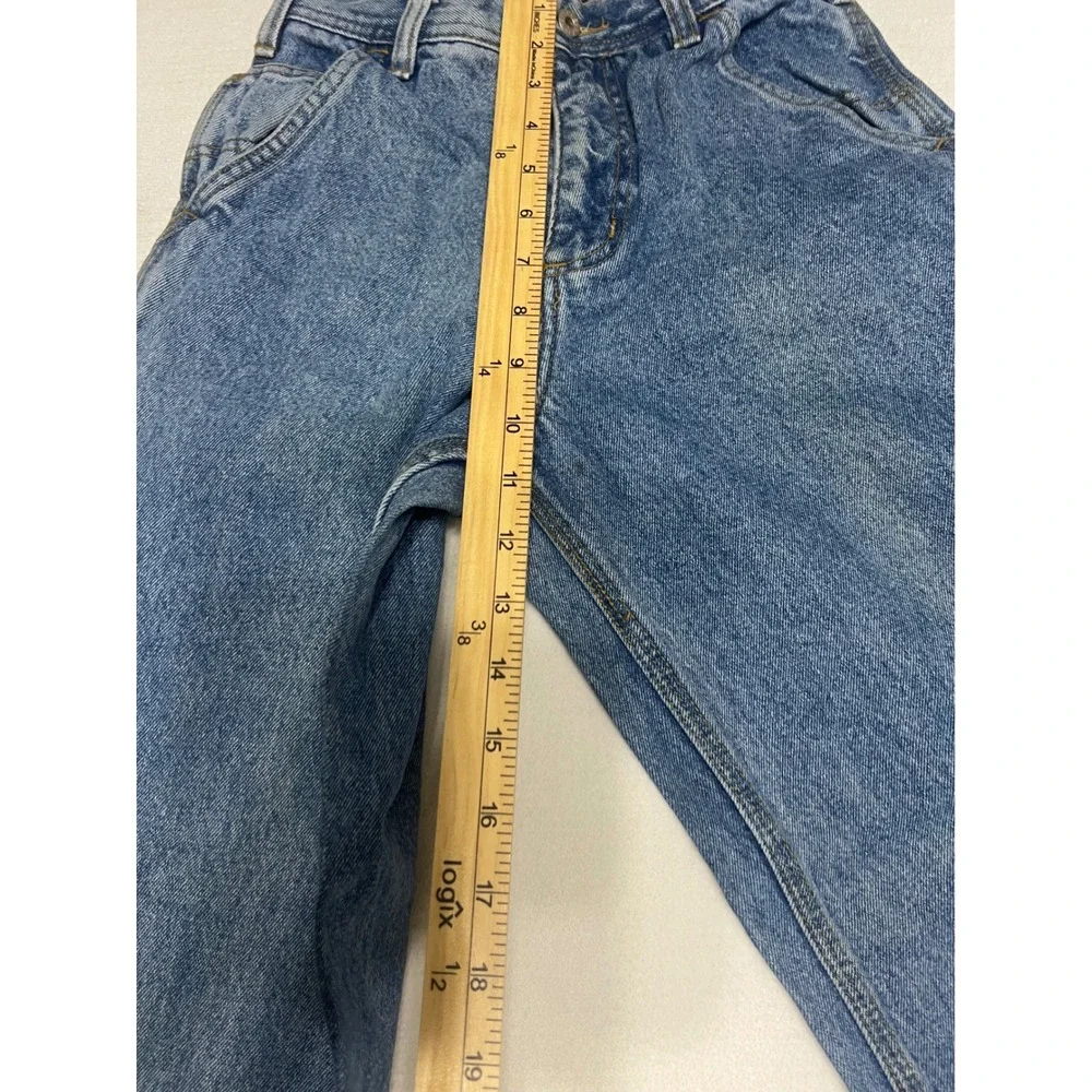 Vintage GUESS Girls Baggy Carpenter Jeans Y2K Wide Leg Denim Blue Size 10